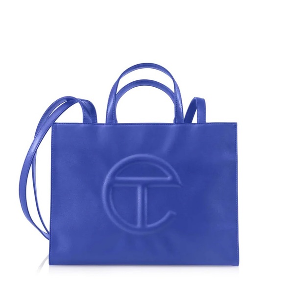 Telfar Handbags - NWT Telfar Medium Painter’s Tape Blue Shopping Bag